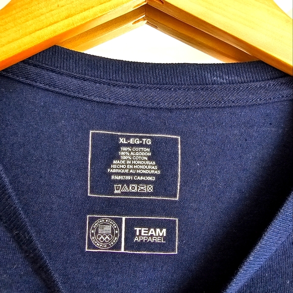 Team USA Rio De Janeiro Olympic Team Apparel T-Shirt 100% Cotton Size XL - Picture 4 of 10